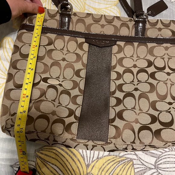 Brown Authentic Coach Purse - Picture 6 of 7